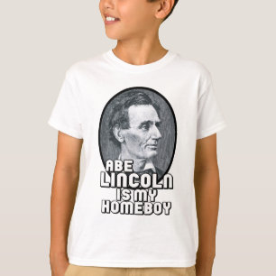 Camiseta Abe Lincoln é meu ficar em casa