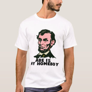 Camiseta Abe Lincoln é meu parceiro