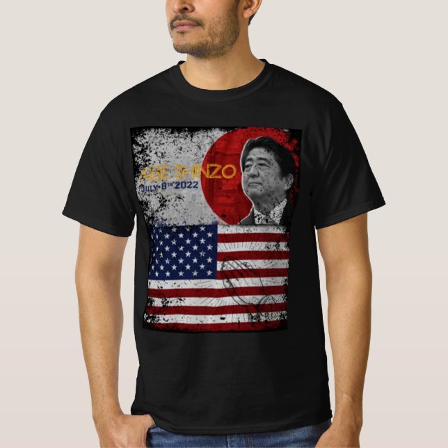 Camiseta Abe shinzo retro (Frente)