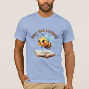 Camiseta Abeelha Ocupada Aprendiz Desenho de Abelha Cute Le