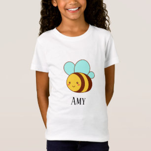 Camiseta Abeelha personalizada fofa 