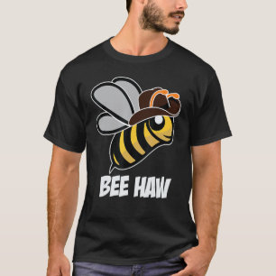 Camiseta Abeia Divertida Abelha Bombordo Gráfico Chapéu de