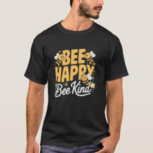 Camiseta Abeia Feliz Abeia Gentil Apicultor Divertido
