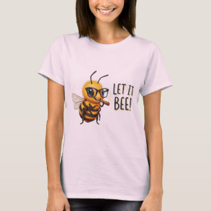 Camiseta Abeia Fofa com Óculos - Deixe a Abelha
