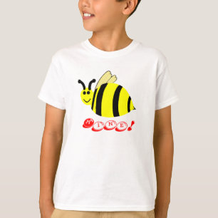 Camiseta Abeia Minha Namorada Amarela Bumble Bits de Doce