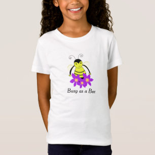 Camiseta Abeja Bumble Caprichosa com Flores
