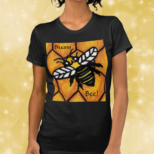 Camiseta Abeja Fofa Atarefada Mel
