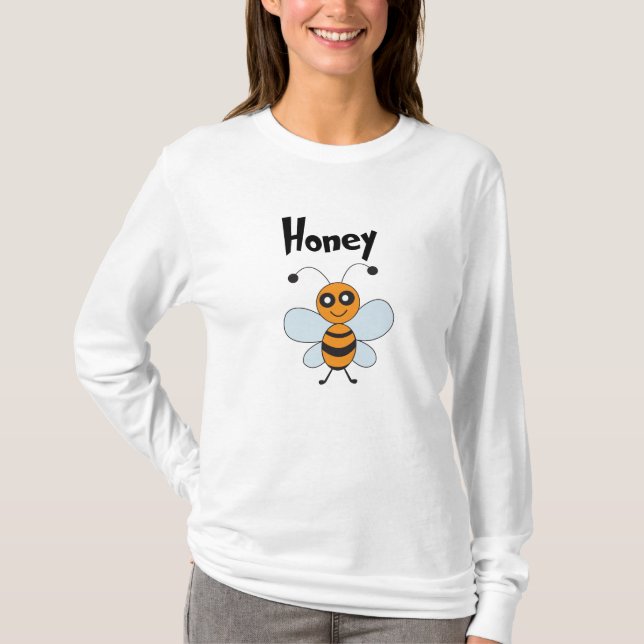 Camiseta Abeja Melífera Fofa (Frente)