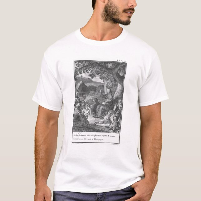 Camiseta Abelard que fala no Champagne abandonado (Frente)