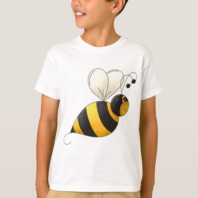 Camiseta Abelha Abelhuda com Asas Cheias (Frente)