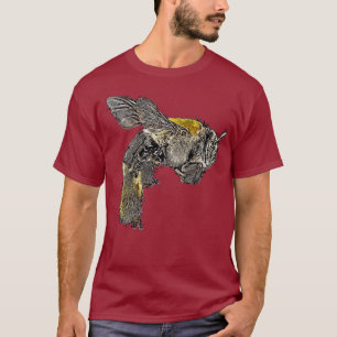 Camiseta Abelha Amarela legal laranja