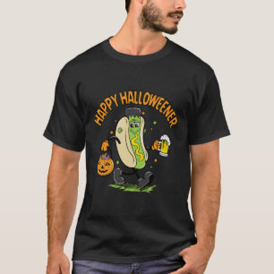 Camiseta Abelha-cachorro-quente do Festa de Halloweener Cut