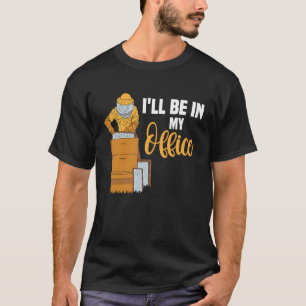 Camiseta Abelha & Colmeia é escritório de trabalho Apiculto