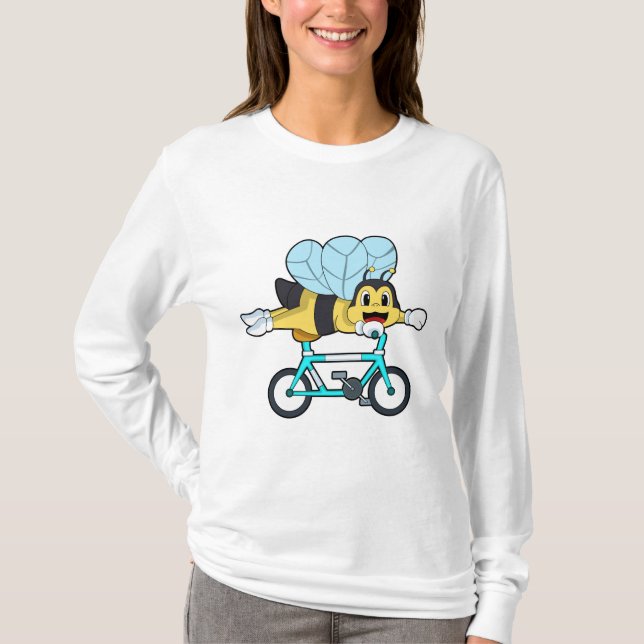 Camiseta Abelha com Bicicleta (Frente)