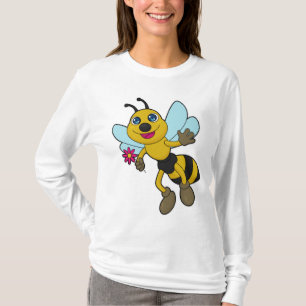 Camiseta Abelha com Flor