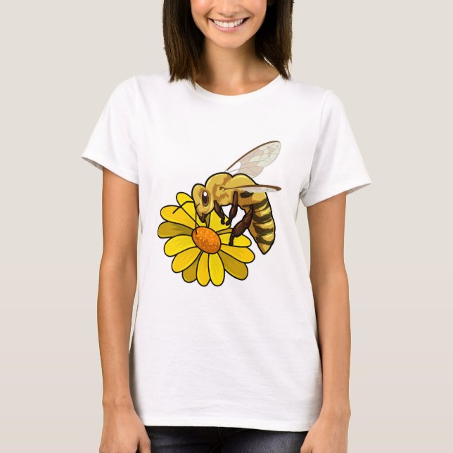Camiseta Abelha com Flor (Frente)