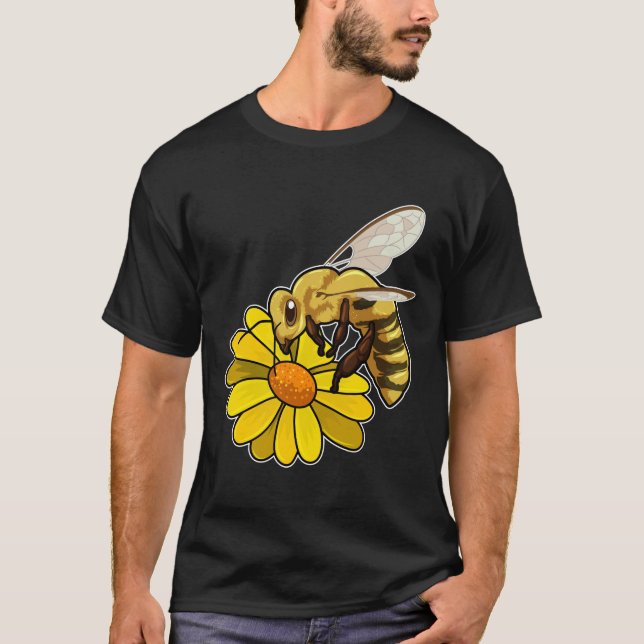 Camiseta Abelha com Flor (Frente)