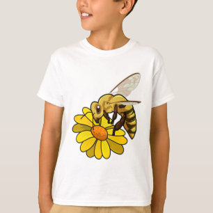 Camiseta Abelha com Flor