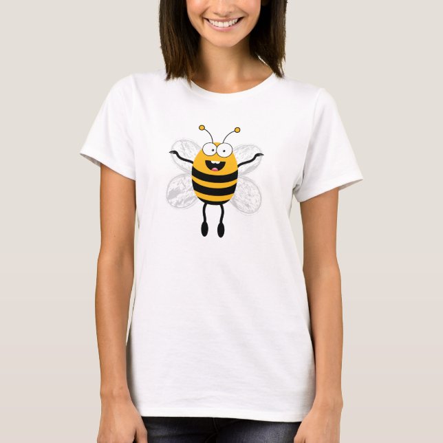 Camiseta Abelha de Cartoon (Frente)