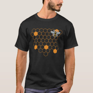 Camiseta abelha de mel para homens que se apetecem por dois