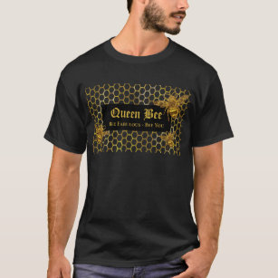 Camiseta Abelha Dourada Negra Moderna, Fabulosa Abelha Sua 