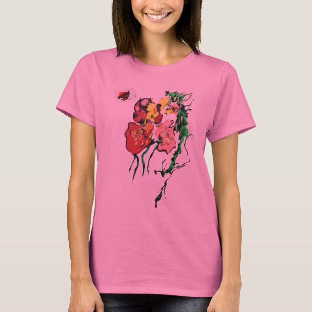 CAMISETA ABELHA E BOQUET (Frente)