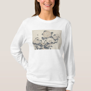Camiseta Abelha e crisântemos
