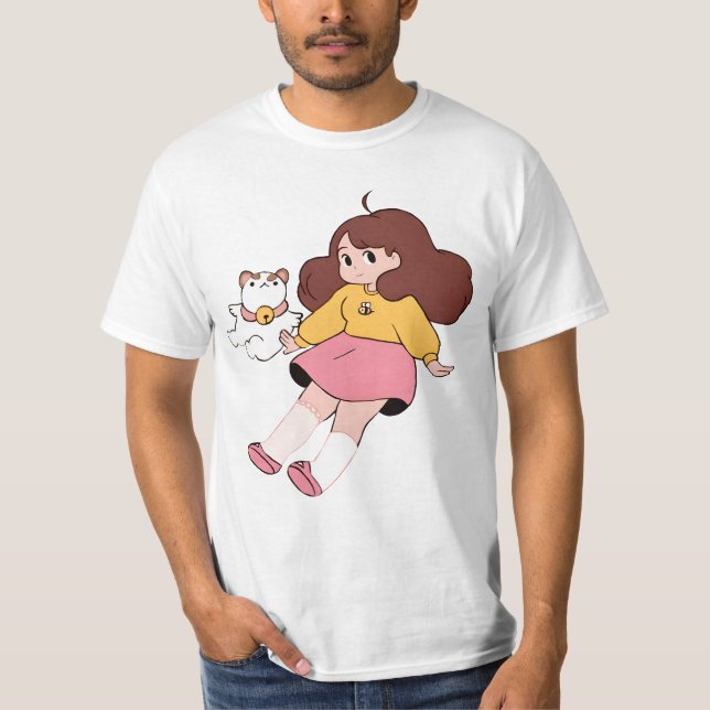 Camiseta abelha e filhote cardamon Happy (Frente)