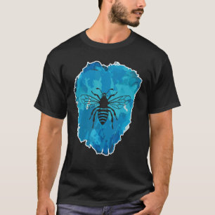 Camiseta Abelha Em Um Bloco De Gelo Para a Eternidade