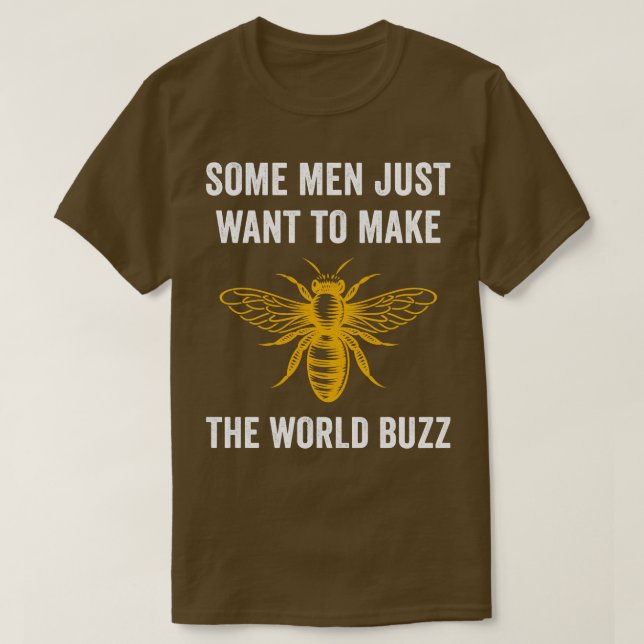 Camiseta Abelha Engraçada Torna a Abelha do Mundo Buzz (Frente do Design)