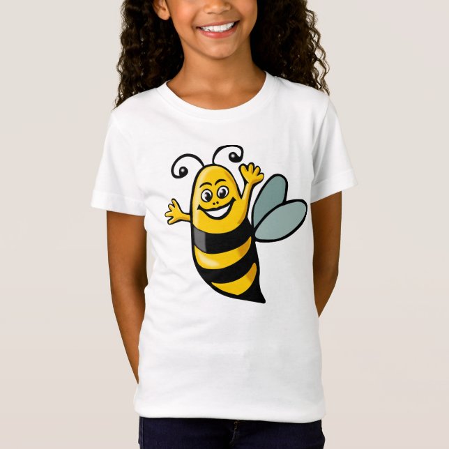Camiseta Abelha Feliz - Personalizada (Frente)