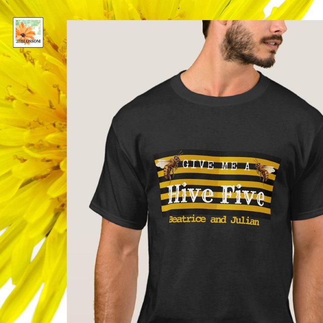 Camiseta abelha guardiã, doçura, amante do casal (Criador carregado)