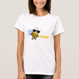 Camiseta Abelha Legal   Engraçado Trendy Bee Modelo Girl