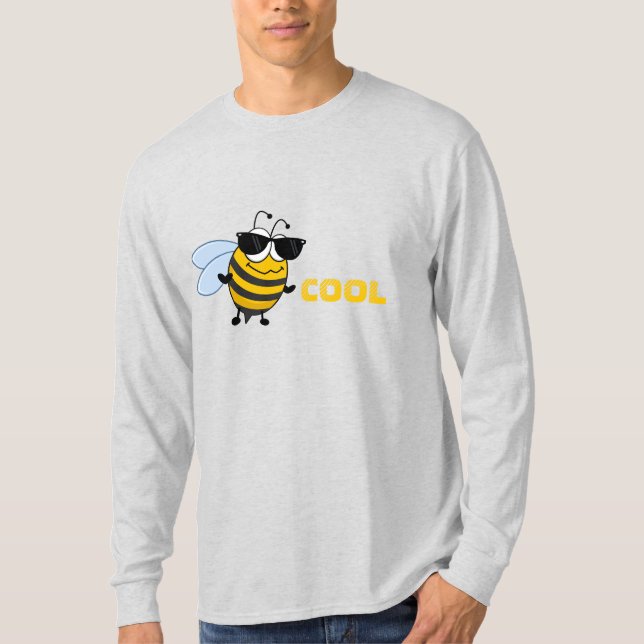 Camiseta Abelha Legal | Engraçado Trendy Bee Personalizável (Frente)