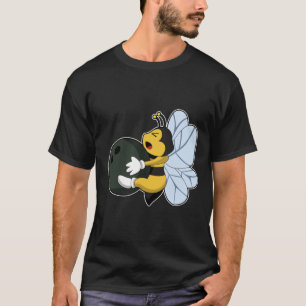Camiseta Abelha na Boliche com Bola de boliche