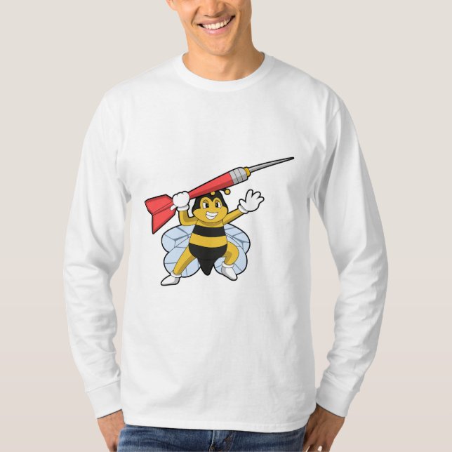 Camiseta Abelha nas Trevas com Dart.PNG (Frente)