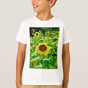Camiseta Abelha no girassol amarelo