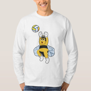 Camiseta Abelha nos Esportes de Voleibol