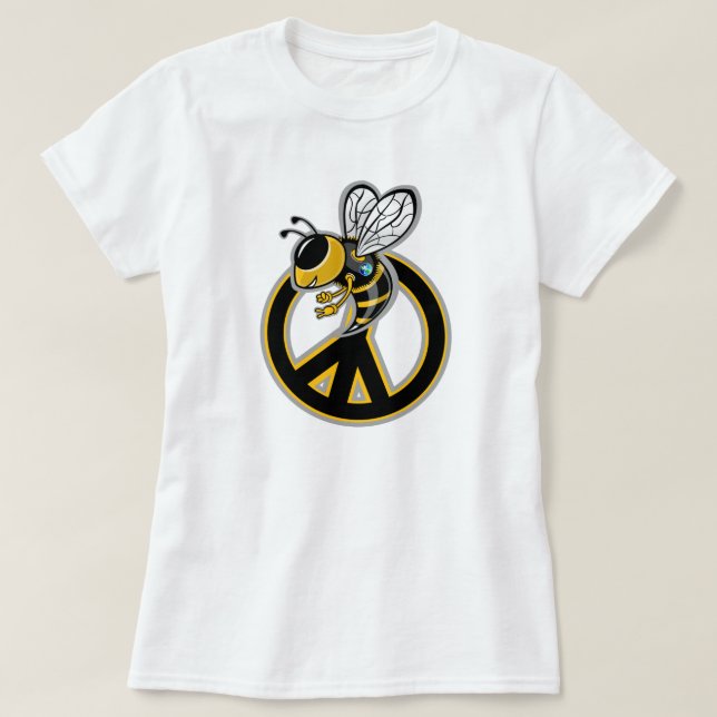 CAMISETA ABELHA PAZ  (Frente do Design)