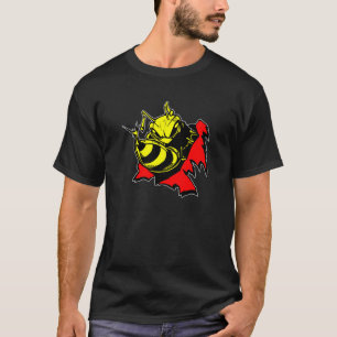 Camiseta Abelha preta Tearout