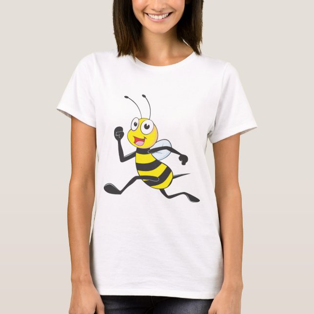 Camiseta Abelha Running feliz (Frente)