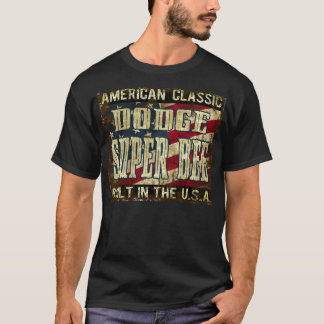 Camiseta Abelha super de Dodge - carro clássico construído