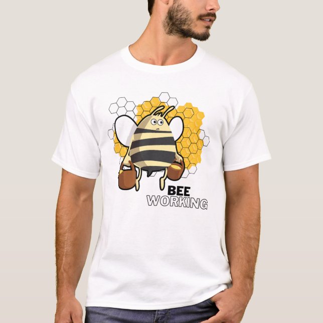 Camiseta abelha trabalhando (Frente)