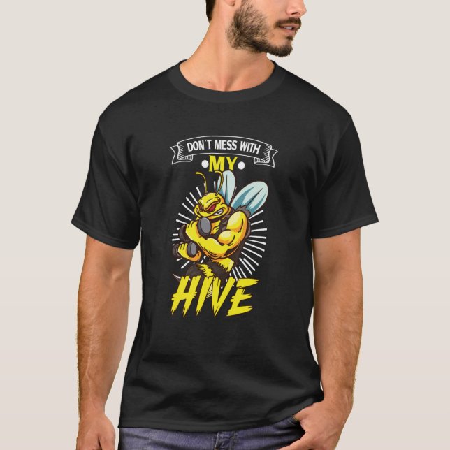 Camiseta Abelhas Abelhas Abelhas Apiárias Apiary Api (Frente)