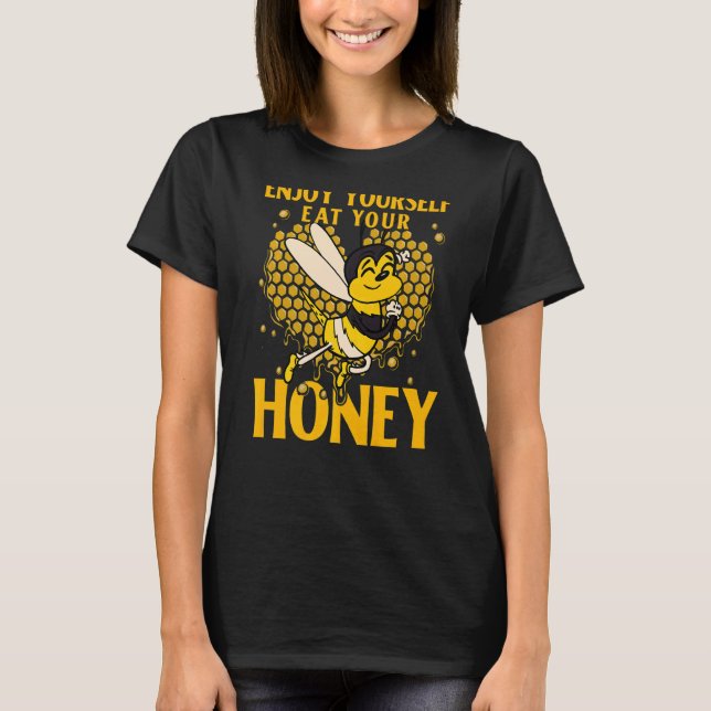 Camiseta Abelhas Abelhas Dizendo 8 (Frente)