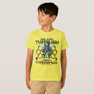 Camiseta Abelhas Através Do Ciberespaço - Abelhas Robóticas