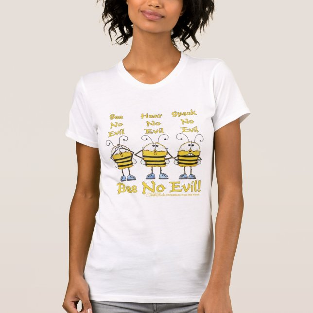 Camiseta Abelhas "Bee No Mau" (Frente)