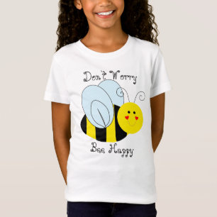 Camiseta Abelhas bonitas não se preocupam com Cinzas feliz