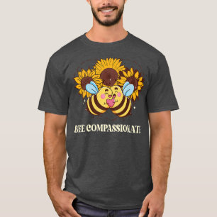 Camiseta Abelhas Compaixão Em Qualquer Momento Plantas Sunf