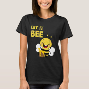 Camiseta Abelhas De Abelhas Deixem-Na Ser Abeicultor De Mel